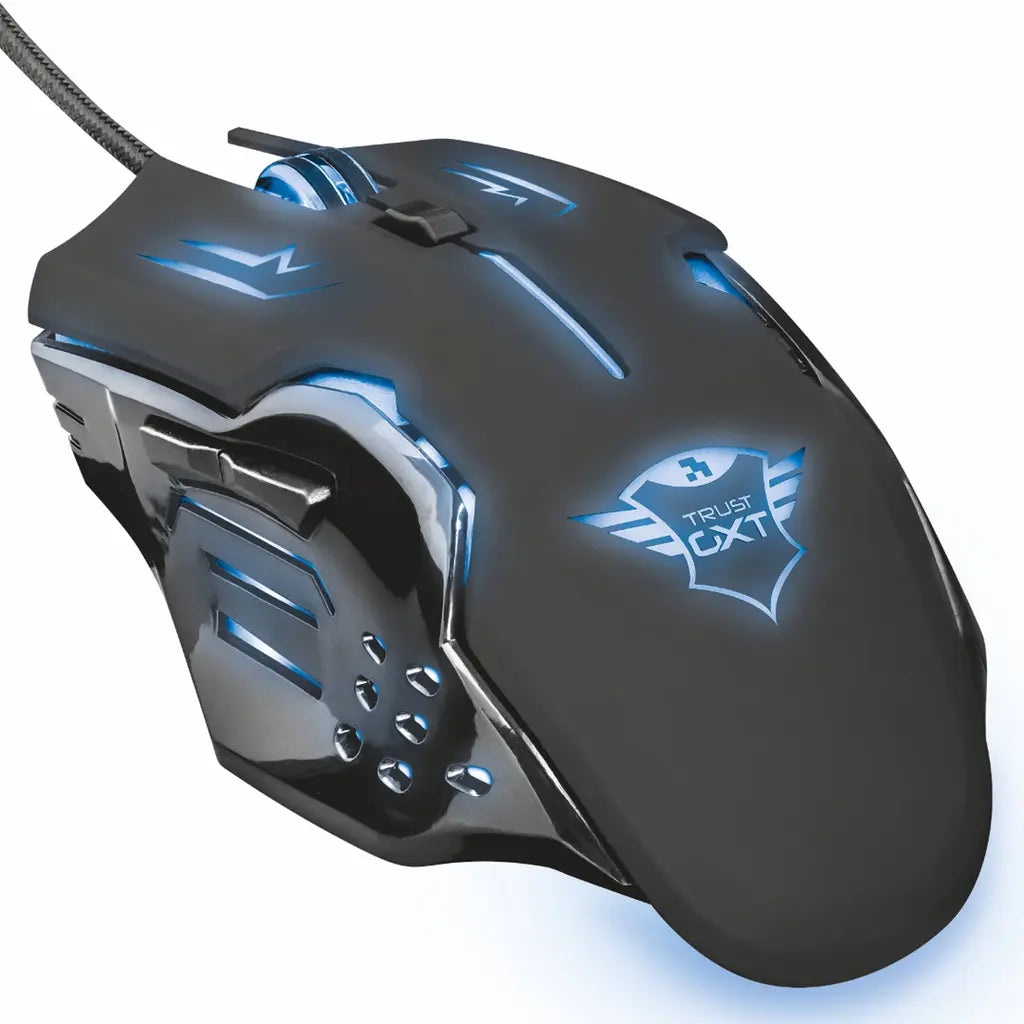 Trust GXT 108 Rava Illuminated gaming-hiiri - Musta