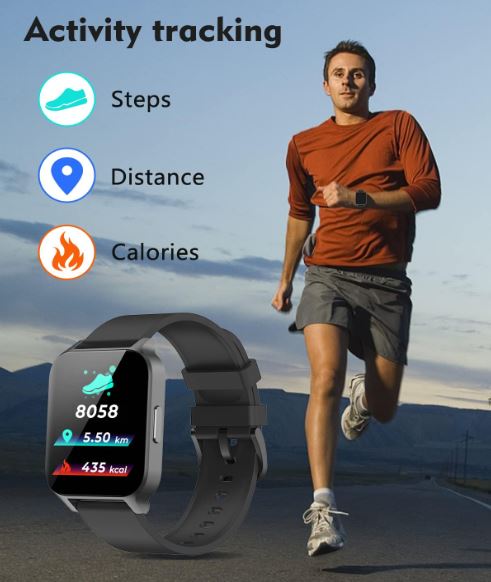 ÄlyKello 1.69-tuumainen HD-Näyttö Fitness