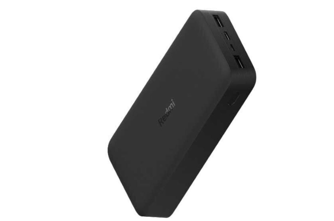 Varavirtalähde - Redmi Fast Charge kannettava akku - 20000 mAh - Musta
