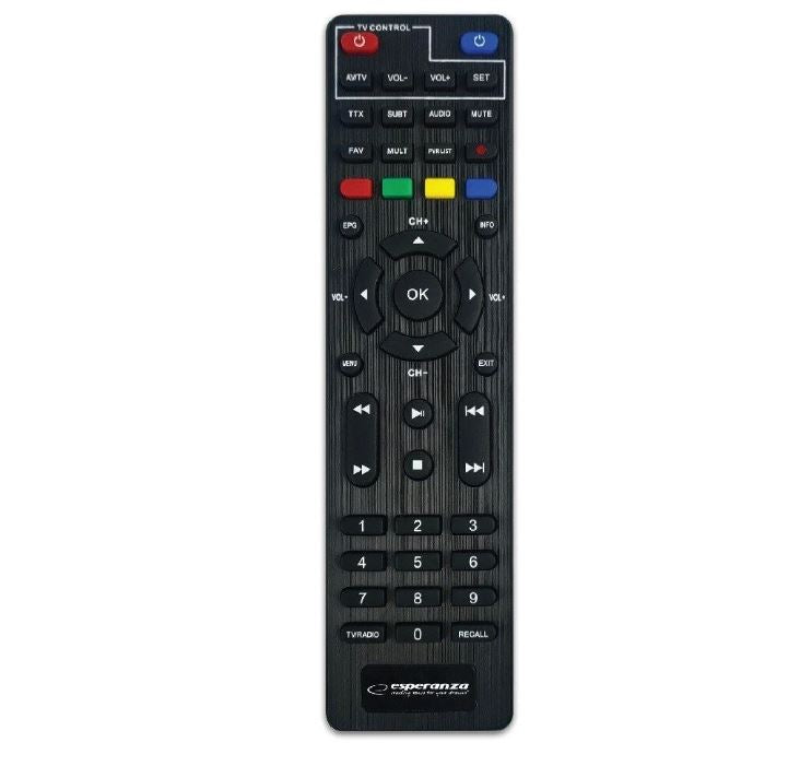 Digiboksi TV-vastaanotin Esperanza EV106P, DVB-T2 H.265/HEVC