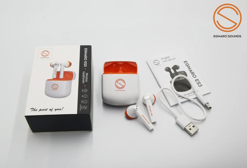 EGNARO Kuulokkeet ES3 TWS (True Wireless Stereo)
