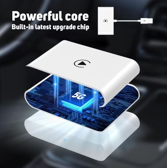 Adapteri yhteensopiva CarPlayn kanssa Langaton iOS:lle - USB-C