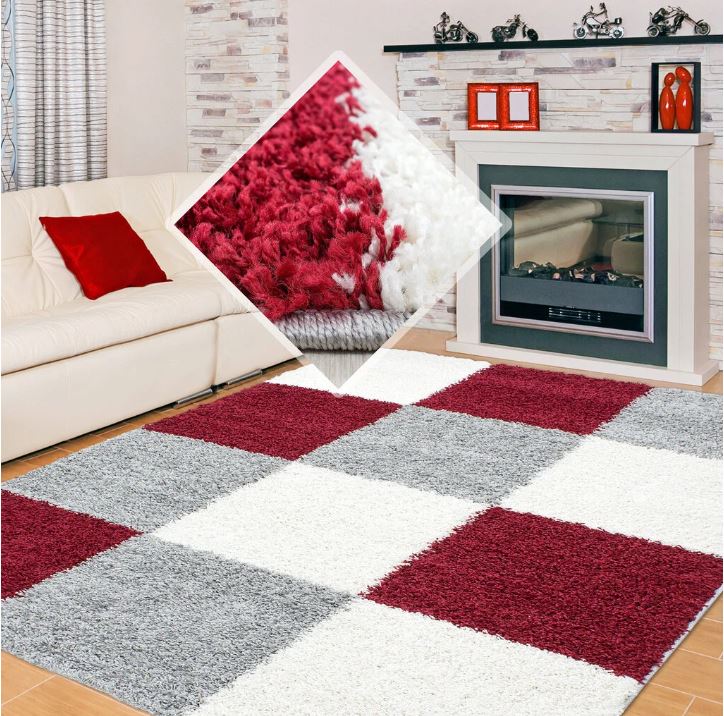SHAGGY Matto LIFE red, 160X230 cm