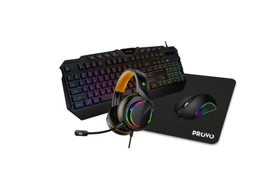 Provo Gaming 4-in-1 pelitarvikepaketti