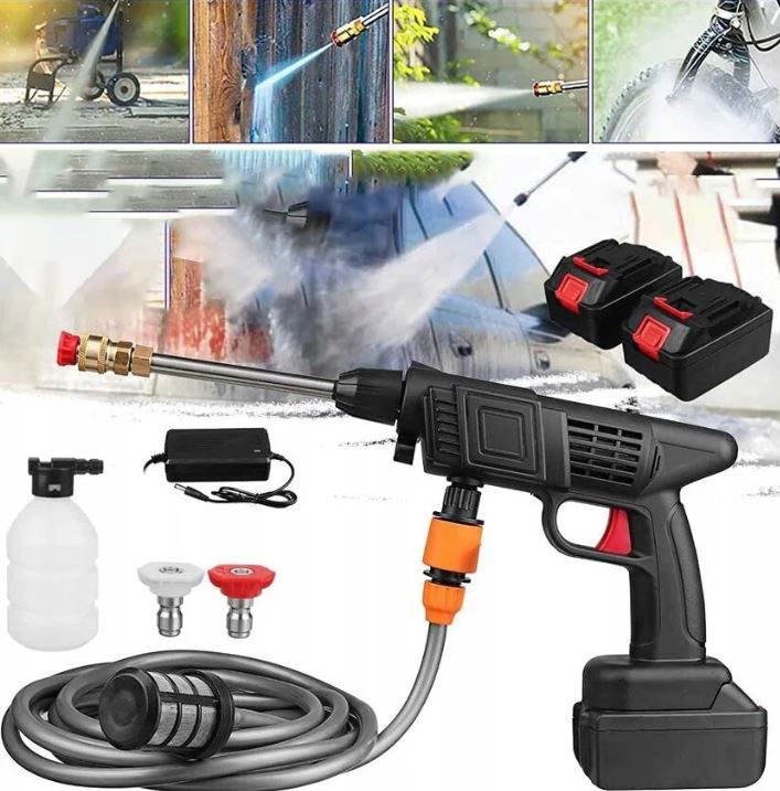 Painepesuri Kompressorilla 2x Akkua 300 W