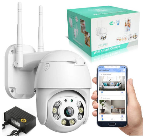 Ulko-IP-kamera 360 astetta liikkuva, WiFi, 4x digitaalinen zoom, täysi FULL HD