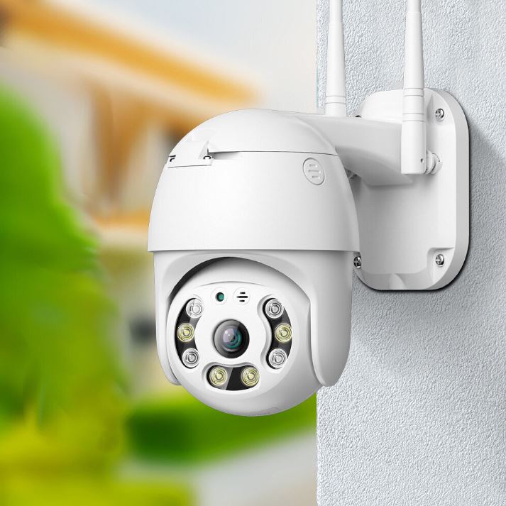 Ulko-IP-kamera 360 astetta liikkuva, WiFi, 4x digitaalinen zoom, täysi FULL HD