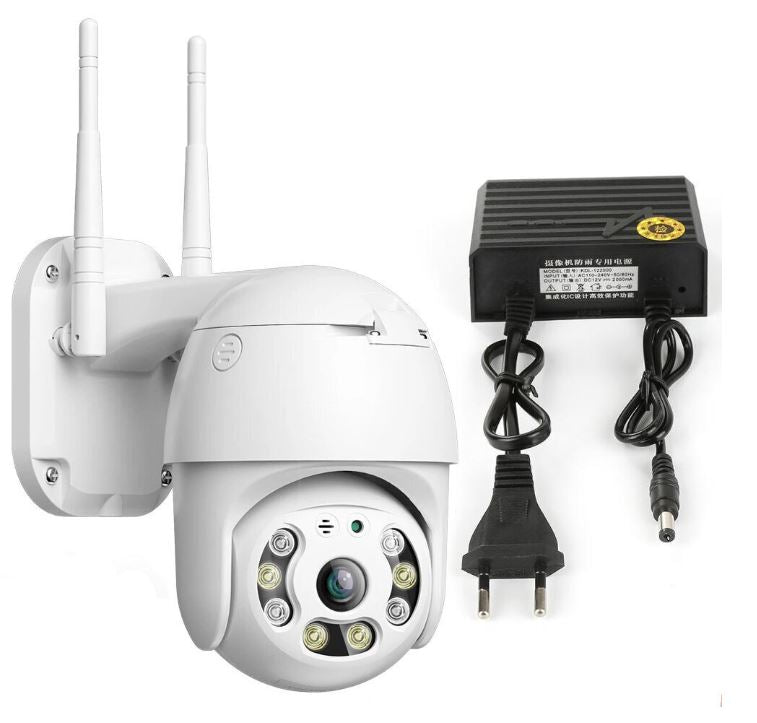 Ulko-IP-kamera 360 astetta liikkuva, WiFi, 4x digitaalinen zoom, täysi FULL HD